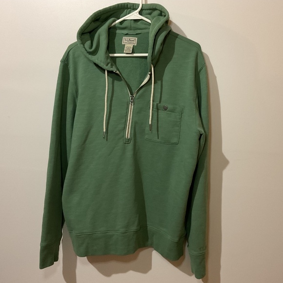 Men’s LL Bean Bundle , Zip Front Hoodie and Logo T Shirt - Picture 2 of 6